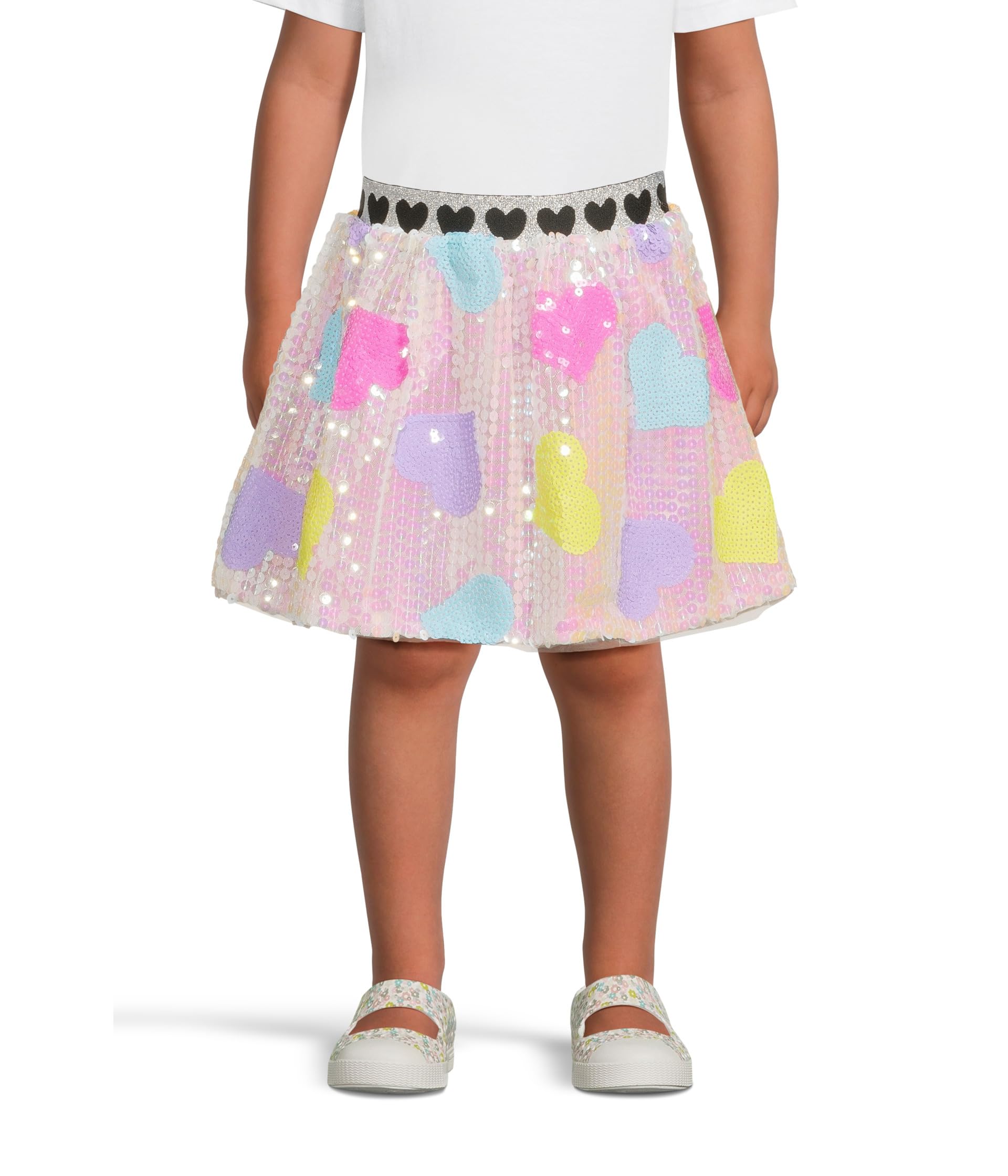 Женская юбка Candy Hearts Sequin Skirt (для малышей/детей младшего/старшего возраста)