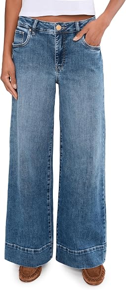 Женские джинсы Maya High-Rise Fab Ab Wide Legs Regular Hem в цвете Amuse