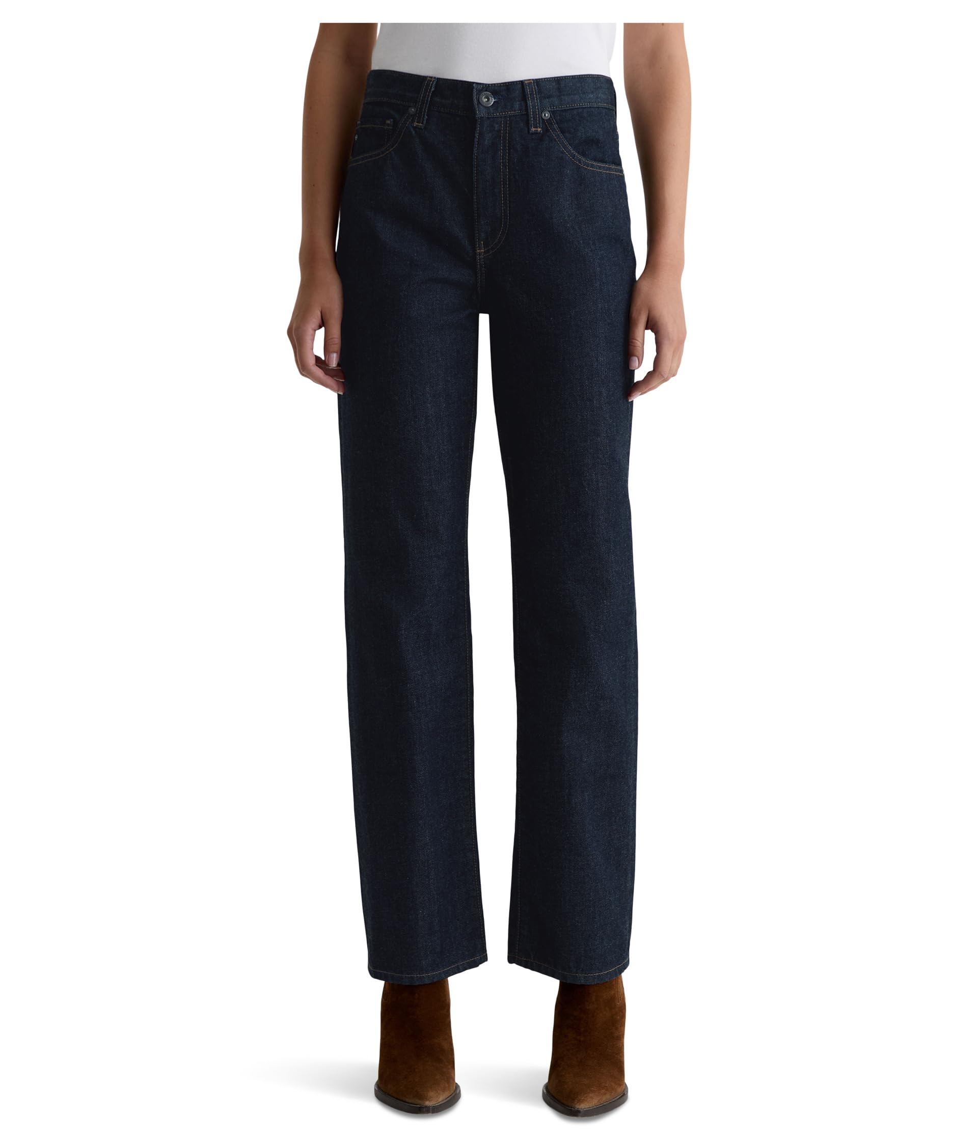 Джинсы Brinley Mid-Rise Straight