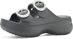Crocs Saturday платформенные сандалии с пряжкой