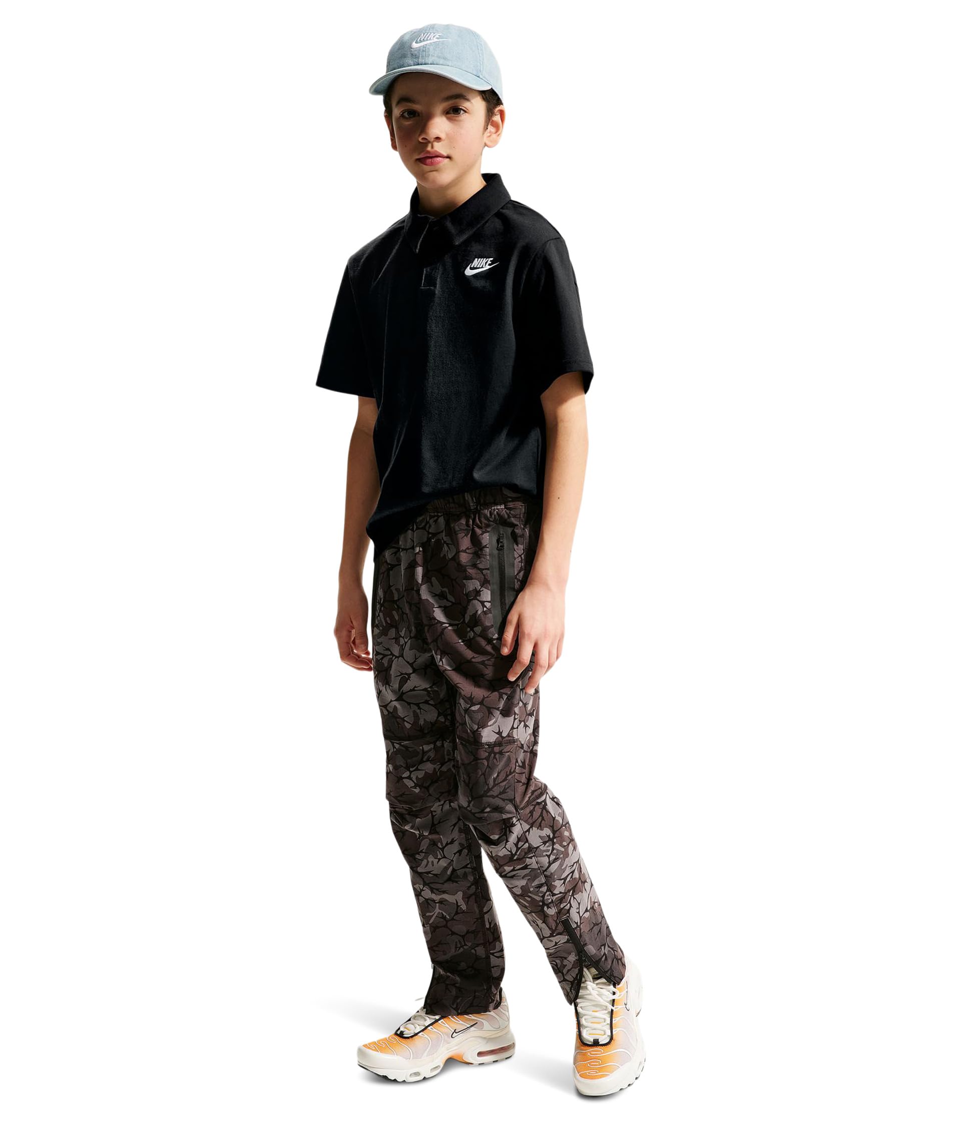 Sportswear Club Short Sleeve Knit Polo (little Kid/Big Kid)