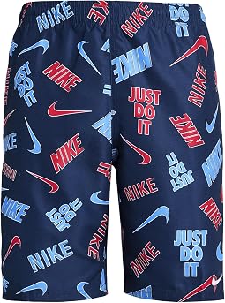 Детские плавки-брифы Nike Kids с полным принтом Airbursh 7" (с подкладкой)