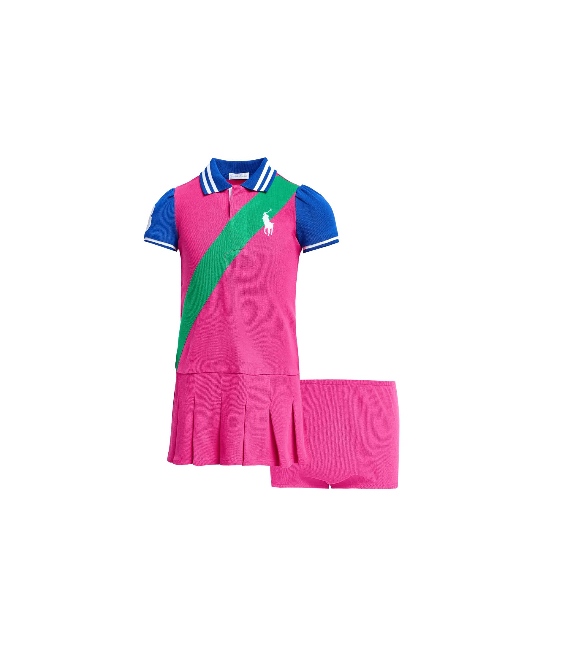 Big Pony Mesh Polo Dress & Bloomer (infant)