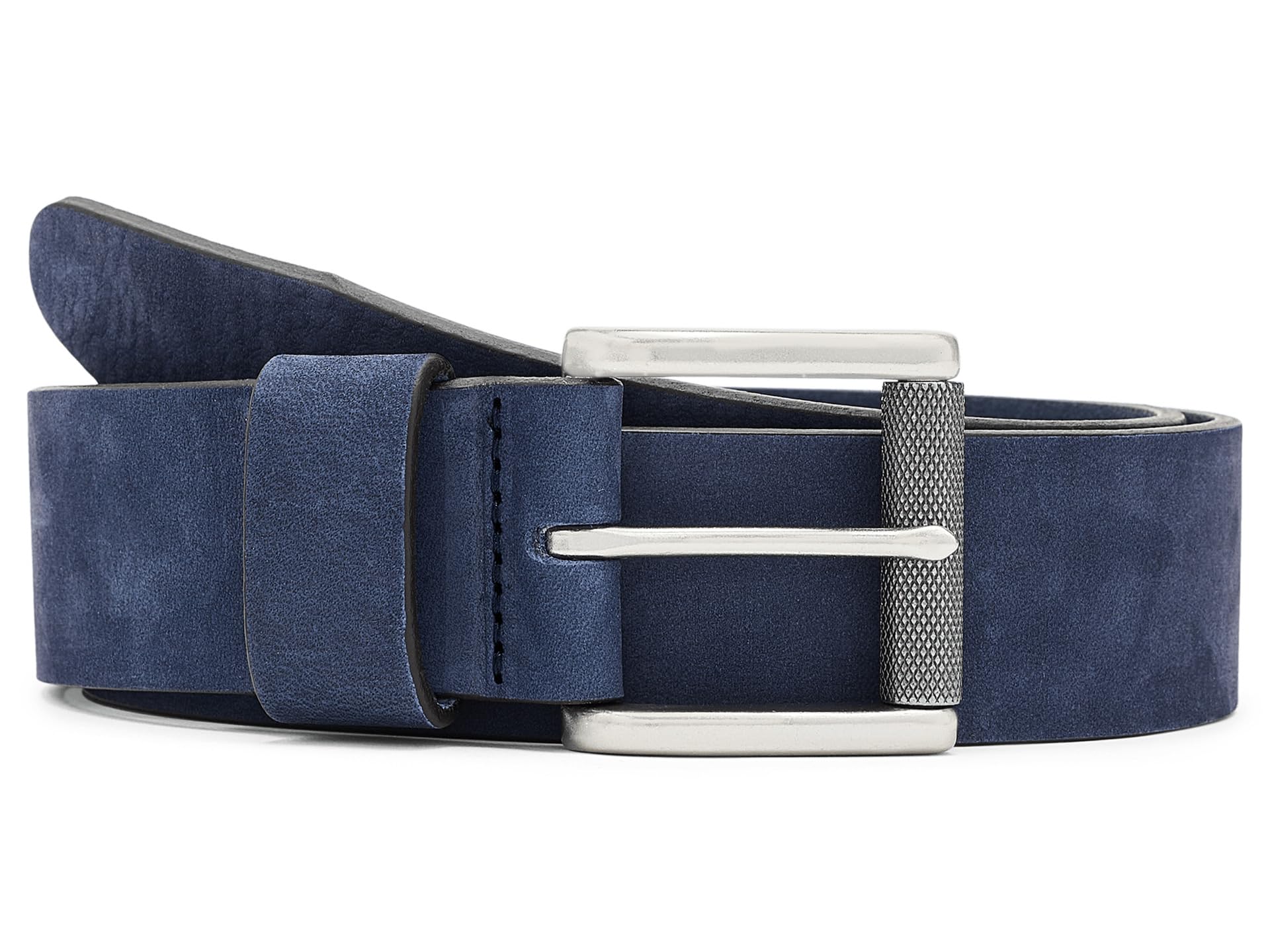 Nubuck Roller Buckle Belt
