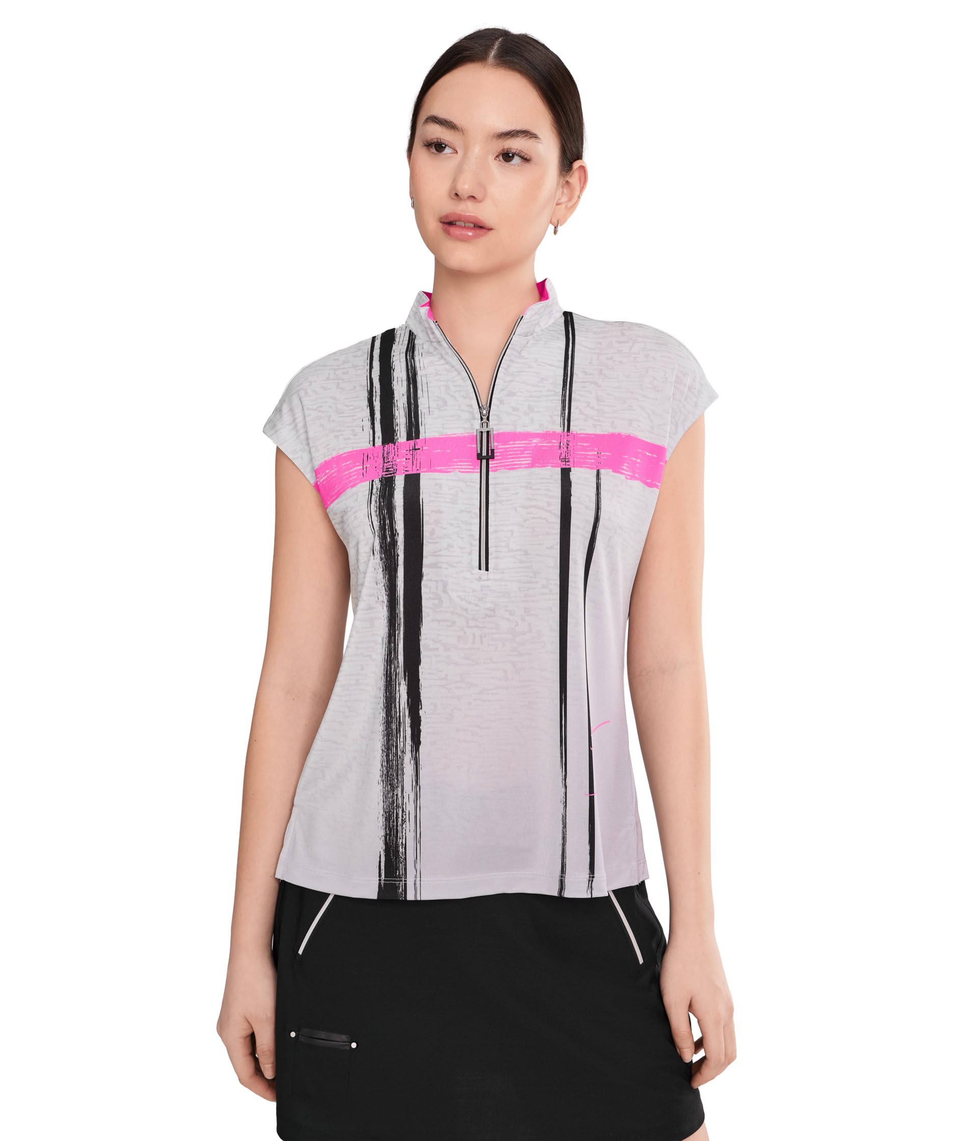 Элегантный топ с коротким рукавом и розовым оттенком Elegant Short Sleeve Pink