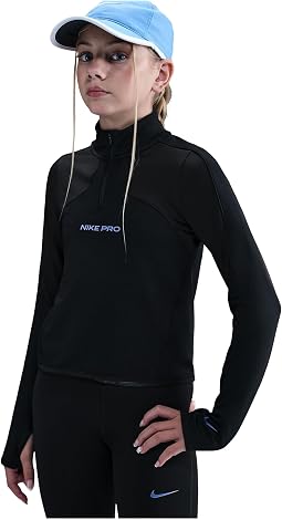 Pro Therma-FIT 1/2-Zip Long Sleeve Top (маленький ребенок/старший ребенок) верхняя одежда