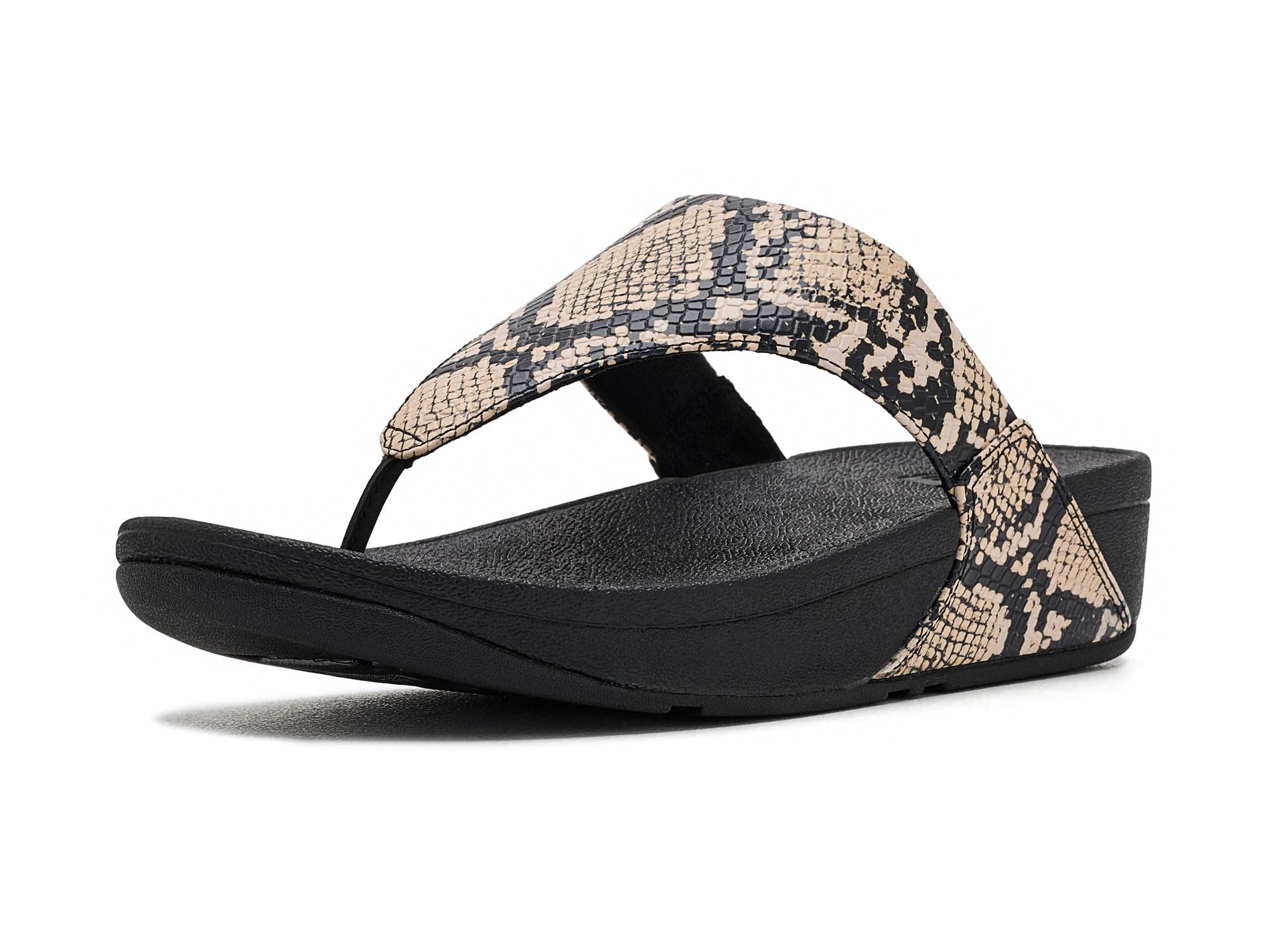 Lulu Snake Toe Post Sandals
