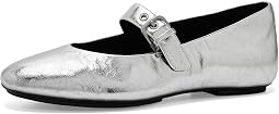 Delicato Metallic Mary Janes