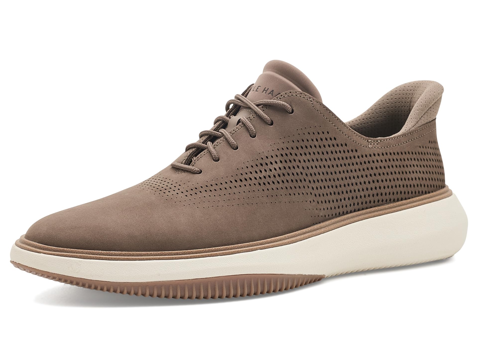 Grand Phaze Quick-on Lightweight Laser Cut Leather Oxfords