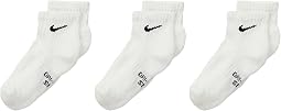 Performance Cushioned Dri-FIT™ Quarter Training Socks 6-Pair Pack (Little Kid/Big Kid)