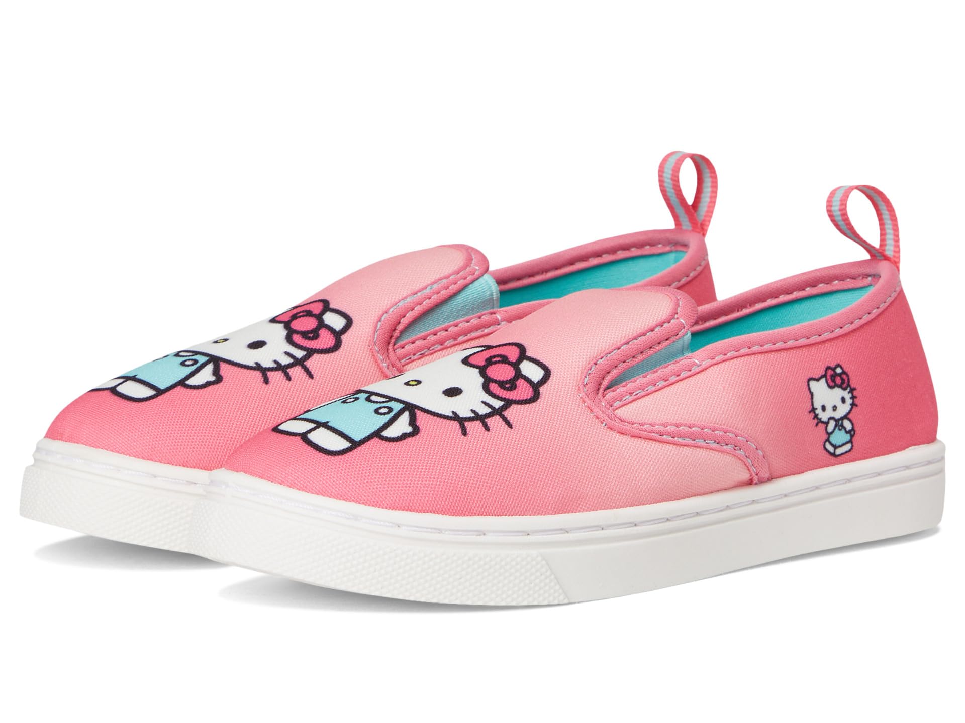 Hello Kitty Canvas Slip On Sneakers (Little Kid/Big Kid)