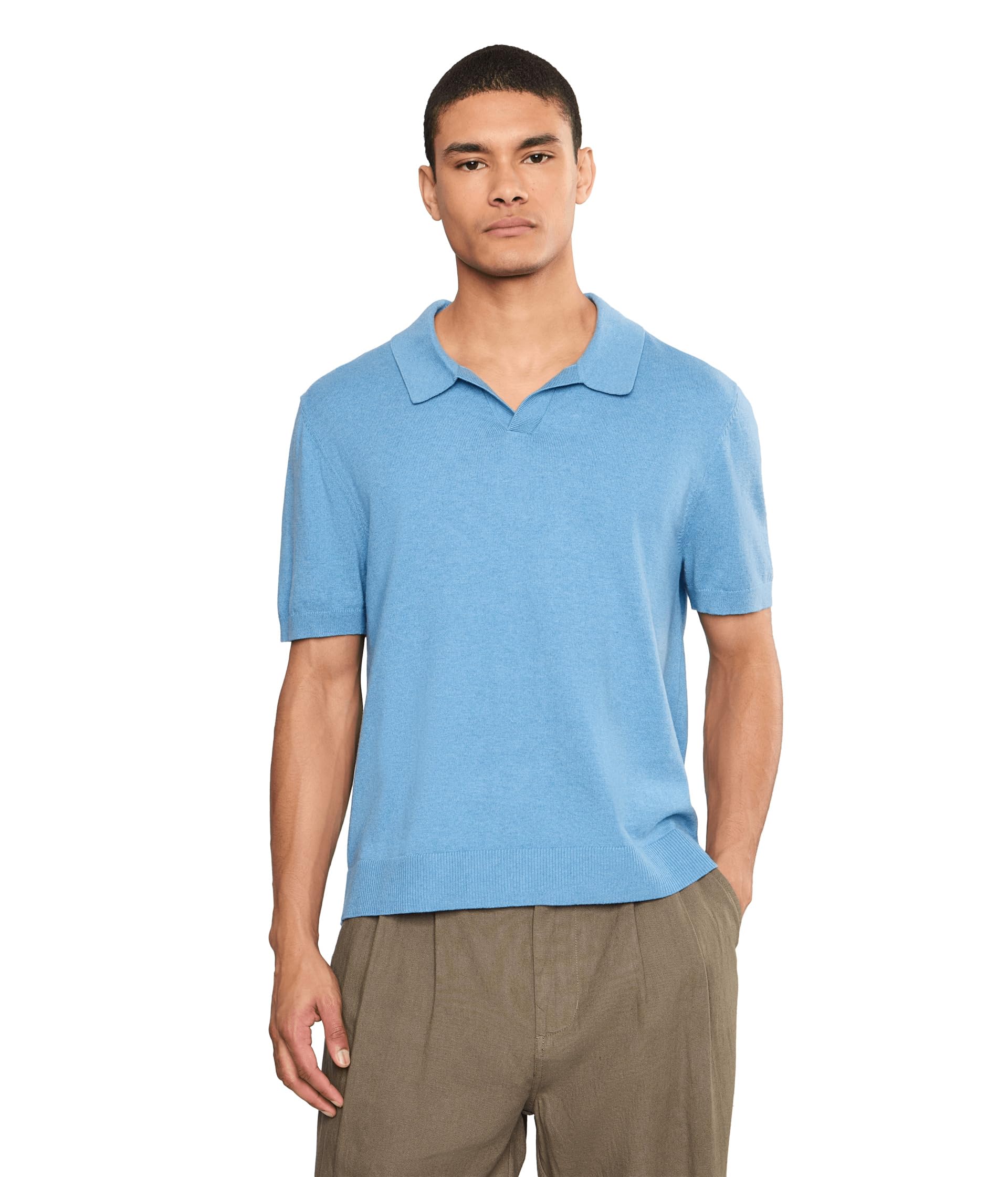 Comfort Stretch Polo Short Sleeve Sweater Regular