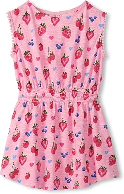 Платье с запахом и сборками на талии Summer Berries (малыш/ребенок младшего возраста/ребенок старшего возраста)