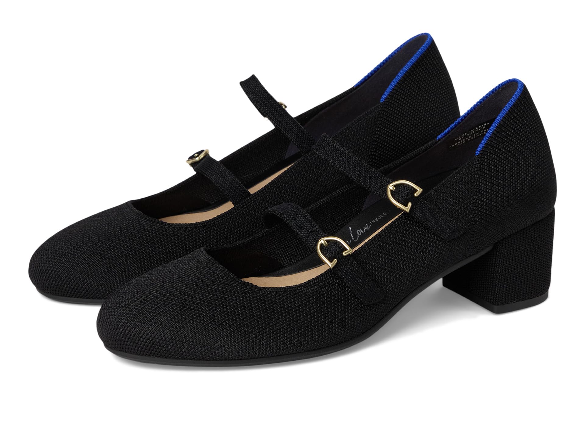 The Double Buckle Mary Jane Heel