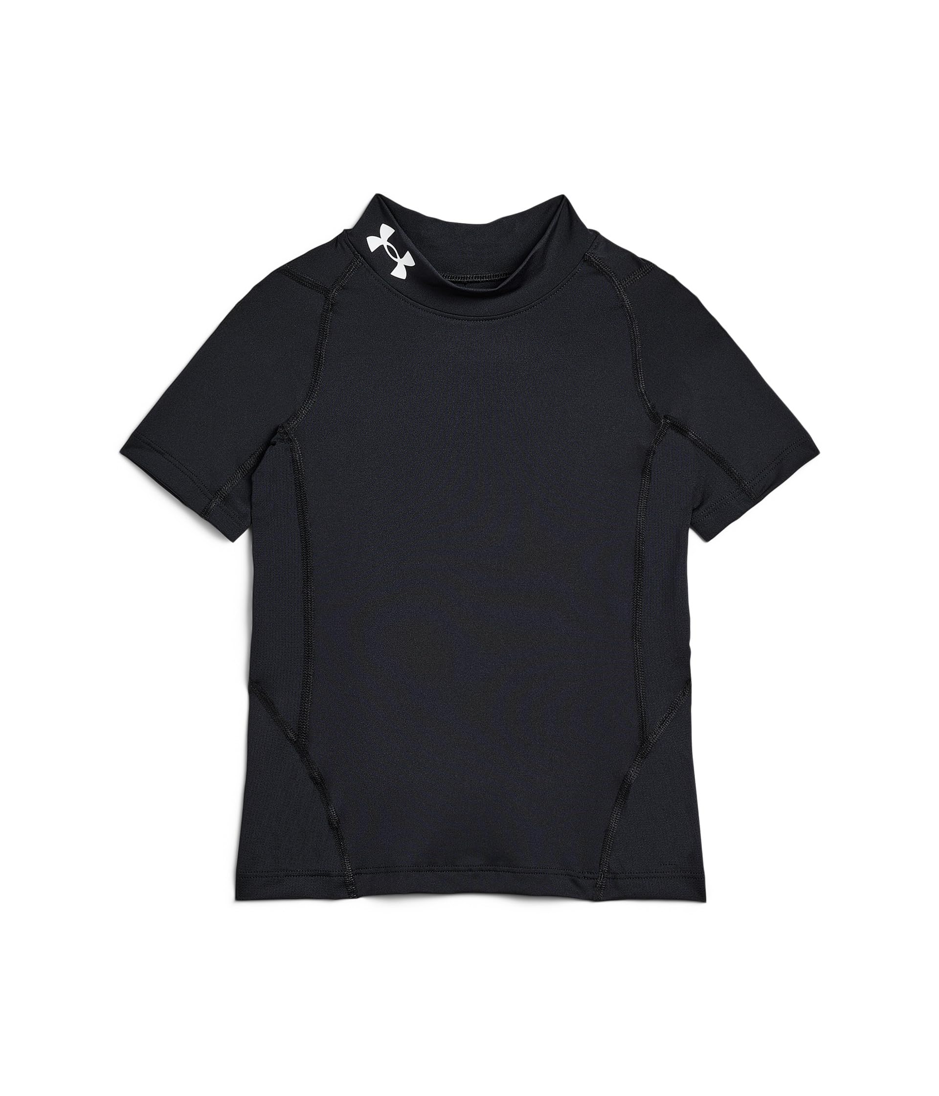 HeatGear Armour Mock Neck Short Sleeve (Big Kid)
