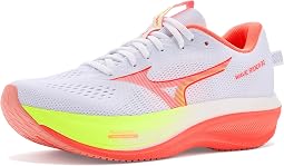 White/Flamingo Coral
