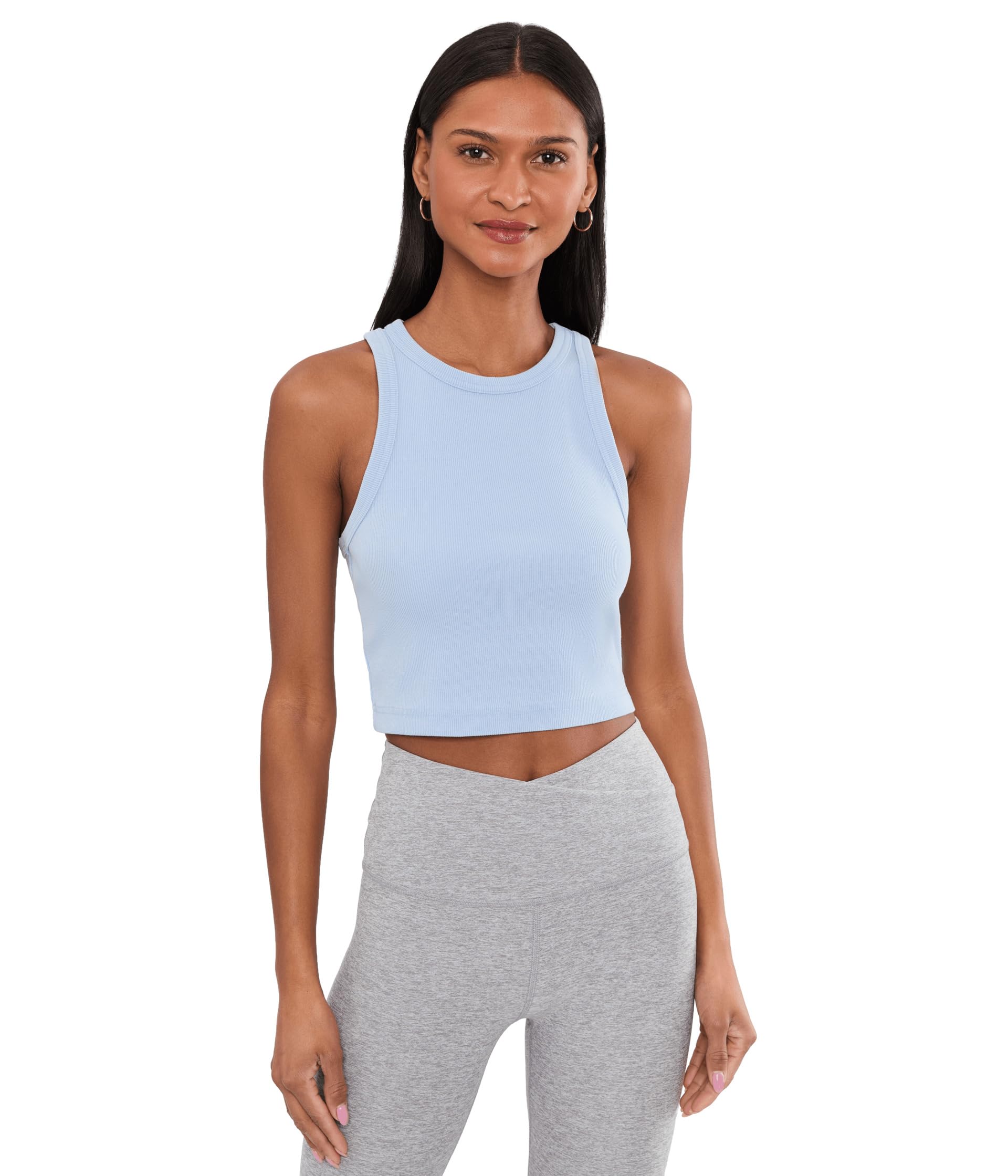 Топ Garment Dye Rib Cropped Tank