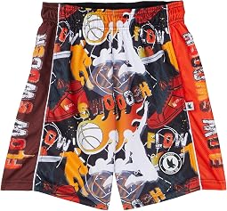 Шорты Boys Flow Swoosh Black & Red Attack (маленький/большой ребенок)