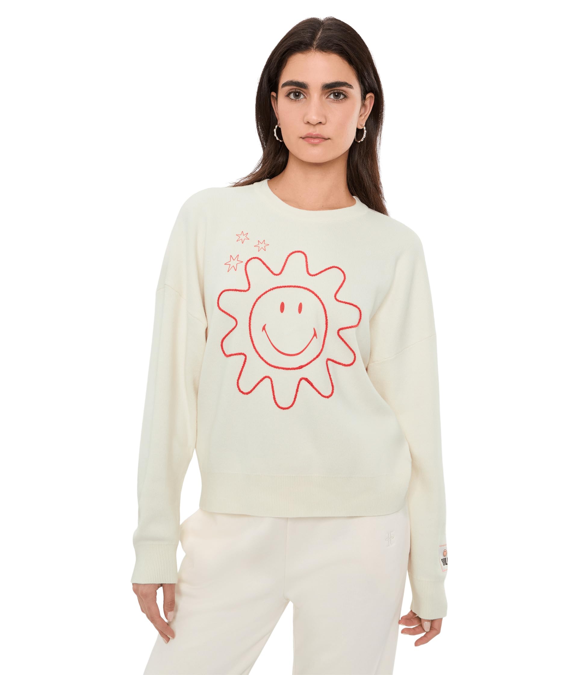 CozyChic Ultra Lite® Cotton Smiley Sun & Stars Pullover