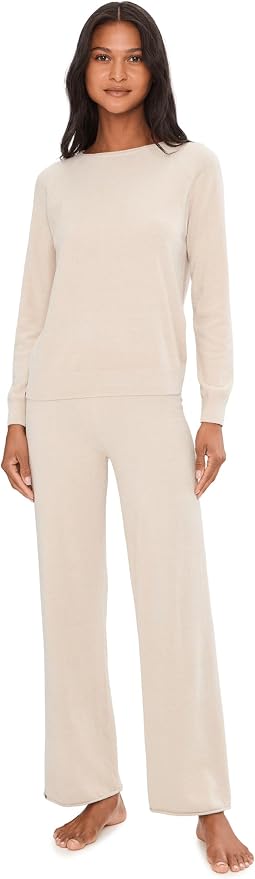 CozyChic Ultra Lite® Jersey Roll Pullover & Wide Leg Pants