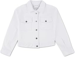 Colored Twill Cropped Jacket (Big Kids)