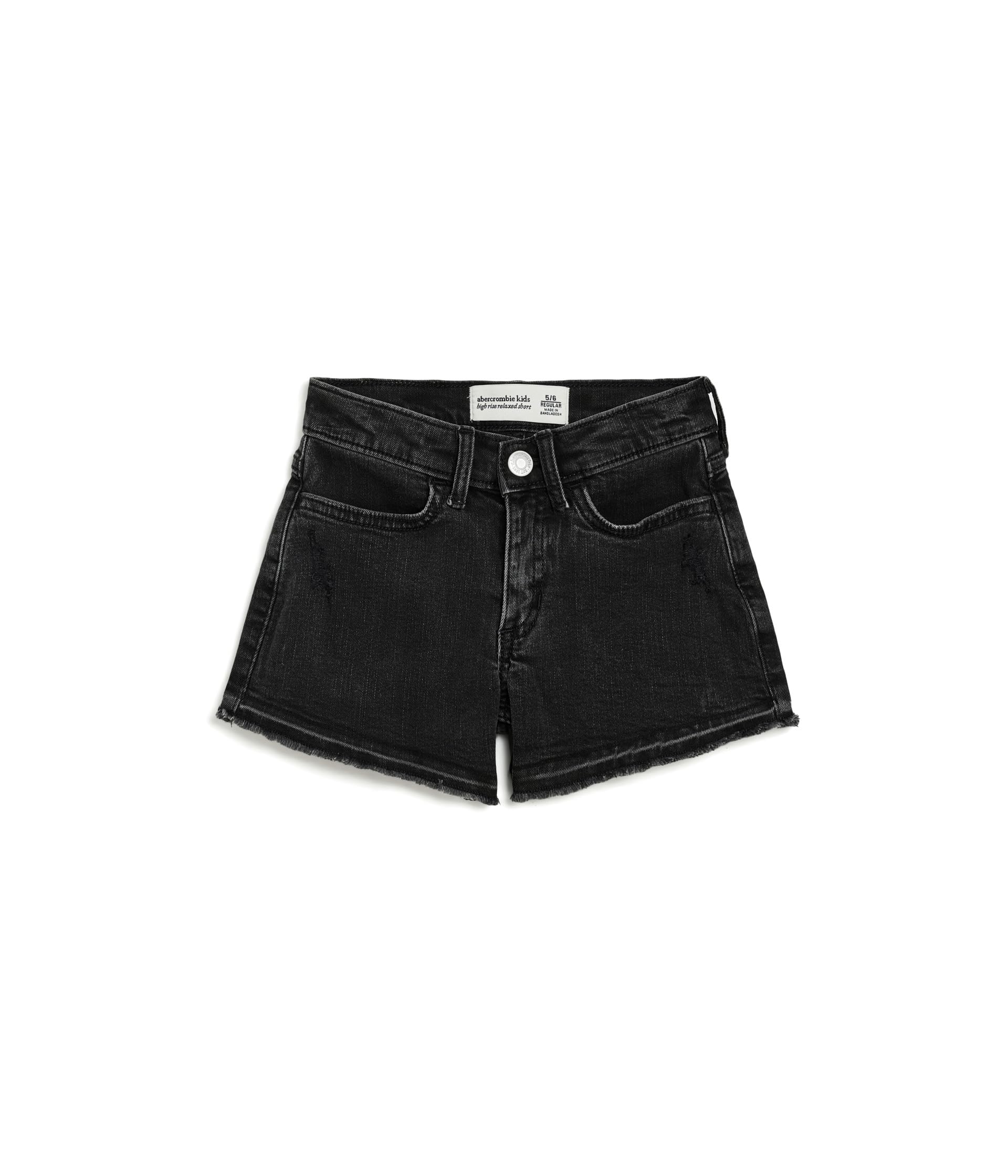 Джинсовые шорты с высокой посадкой и свободным кроем High-Rise Relaxed Denim Shorts (Старшие дети)