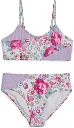 Cross Wrap Two-piece Swimsuit (Big Kids)