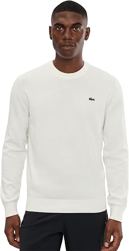 Monochrome Crew Neck Cotton Sweater