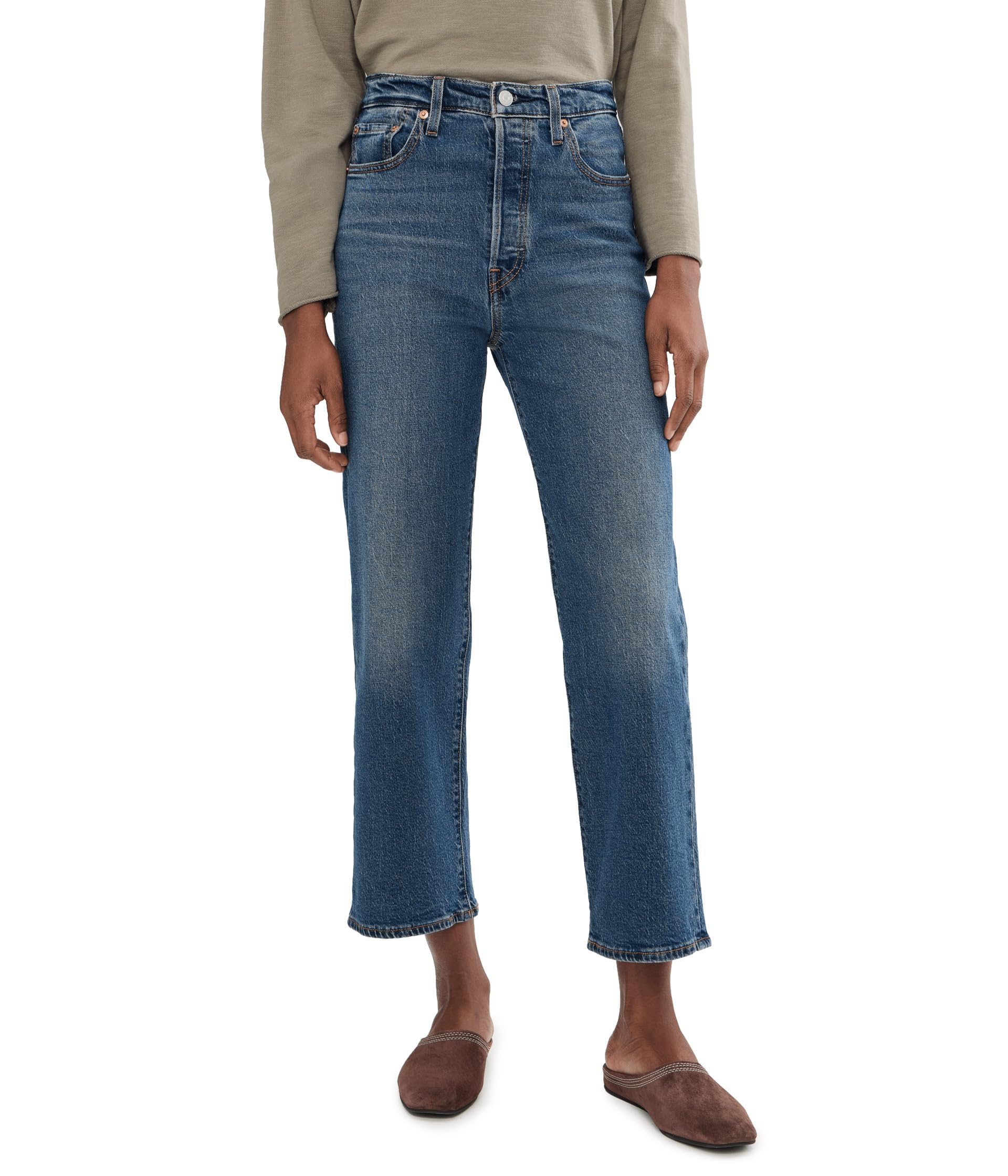 Джинсы Levi's® Premium Ribcage Straight Ankle Lightweight
