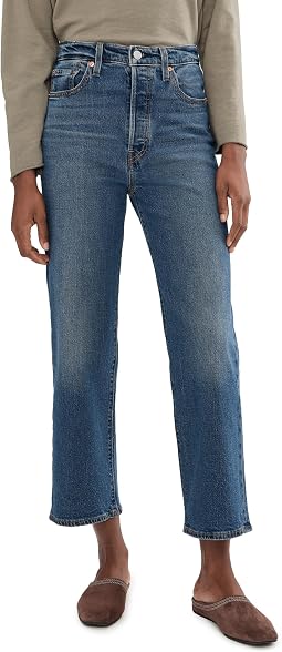 Джинсы Levi's® Premium Ribcage Straight Ankle Lightweight