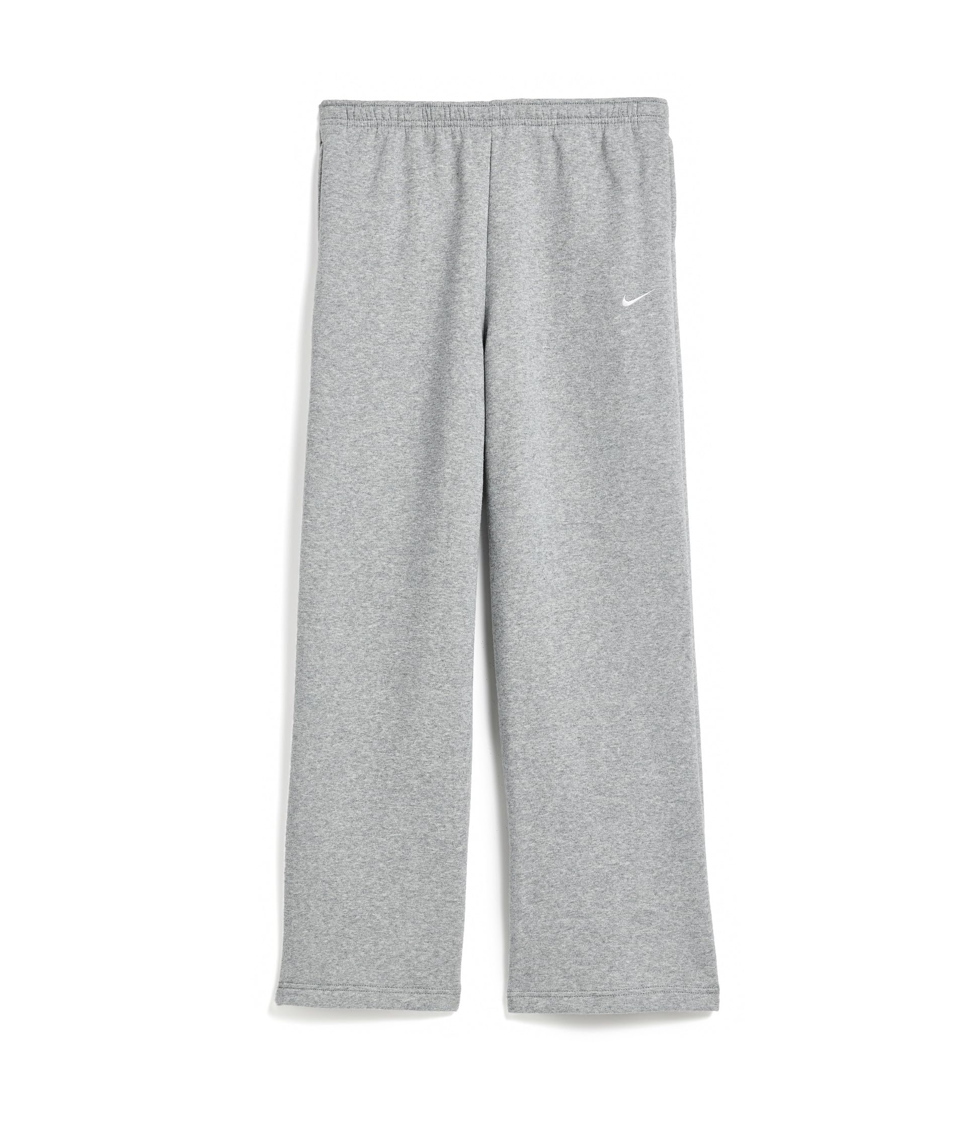 Брюки Sportswear Studio Fleece с открытым подолом (старший ребенок)