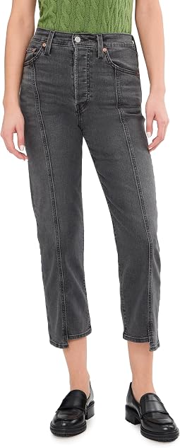 Джинсы Ribcage Ankle Seamed Edge