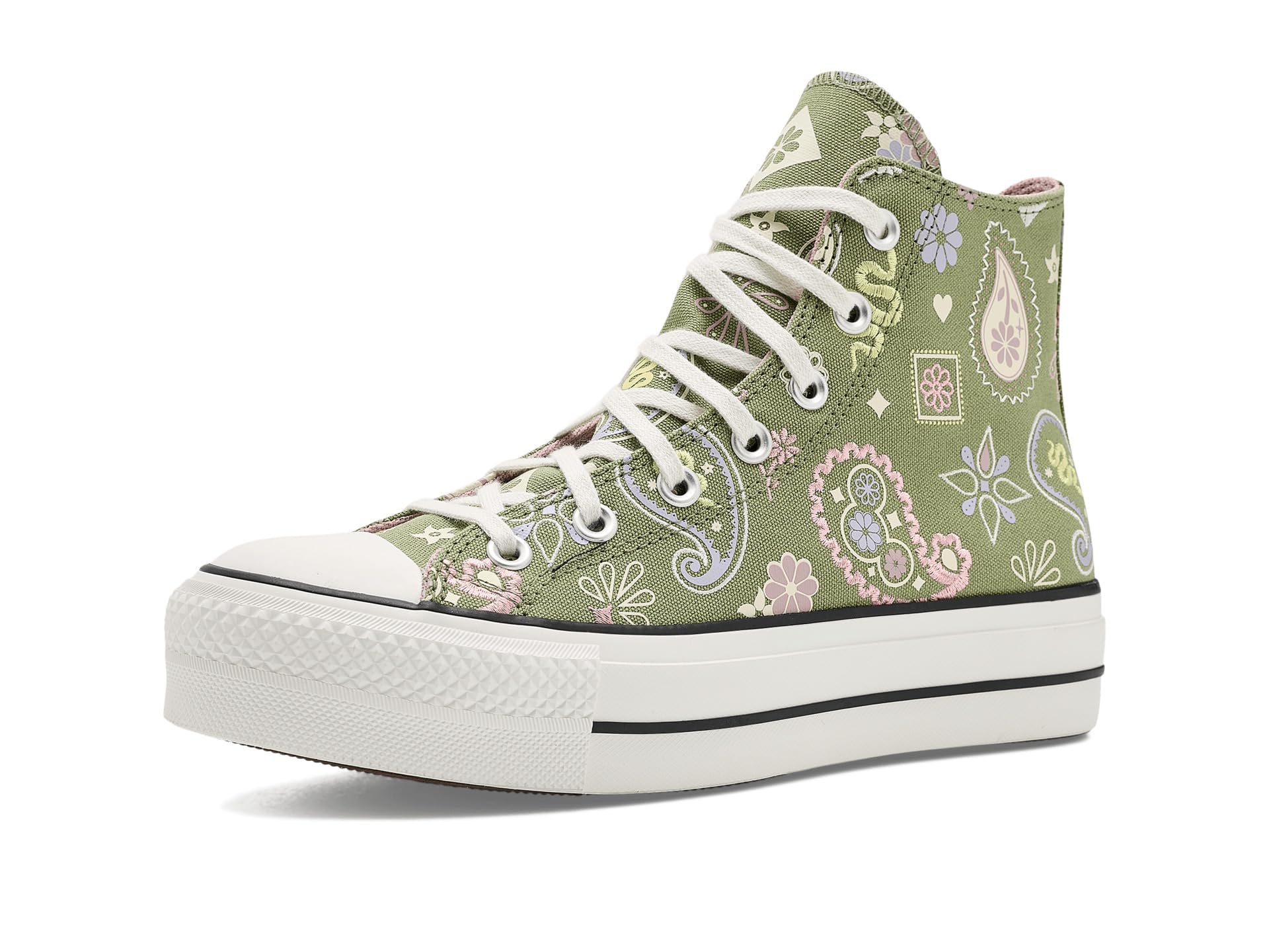 Chuck Taylor All Star Lift Platform Paisley Pop High-Top Sneakers