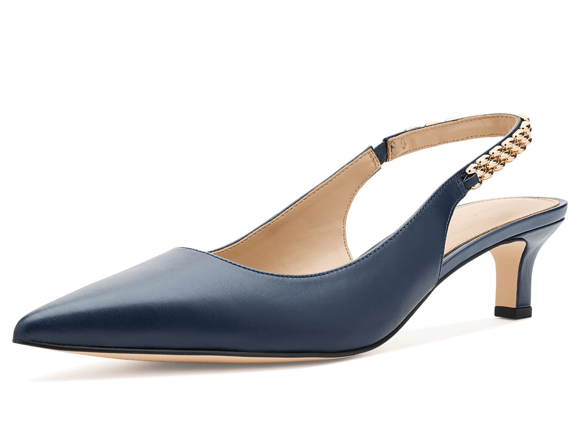 Marcia Kitten Sling Pumps