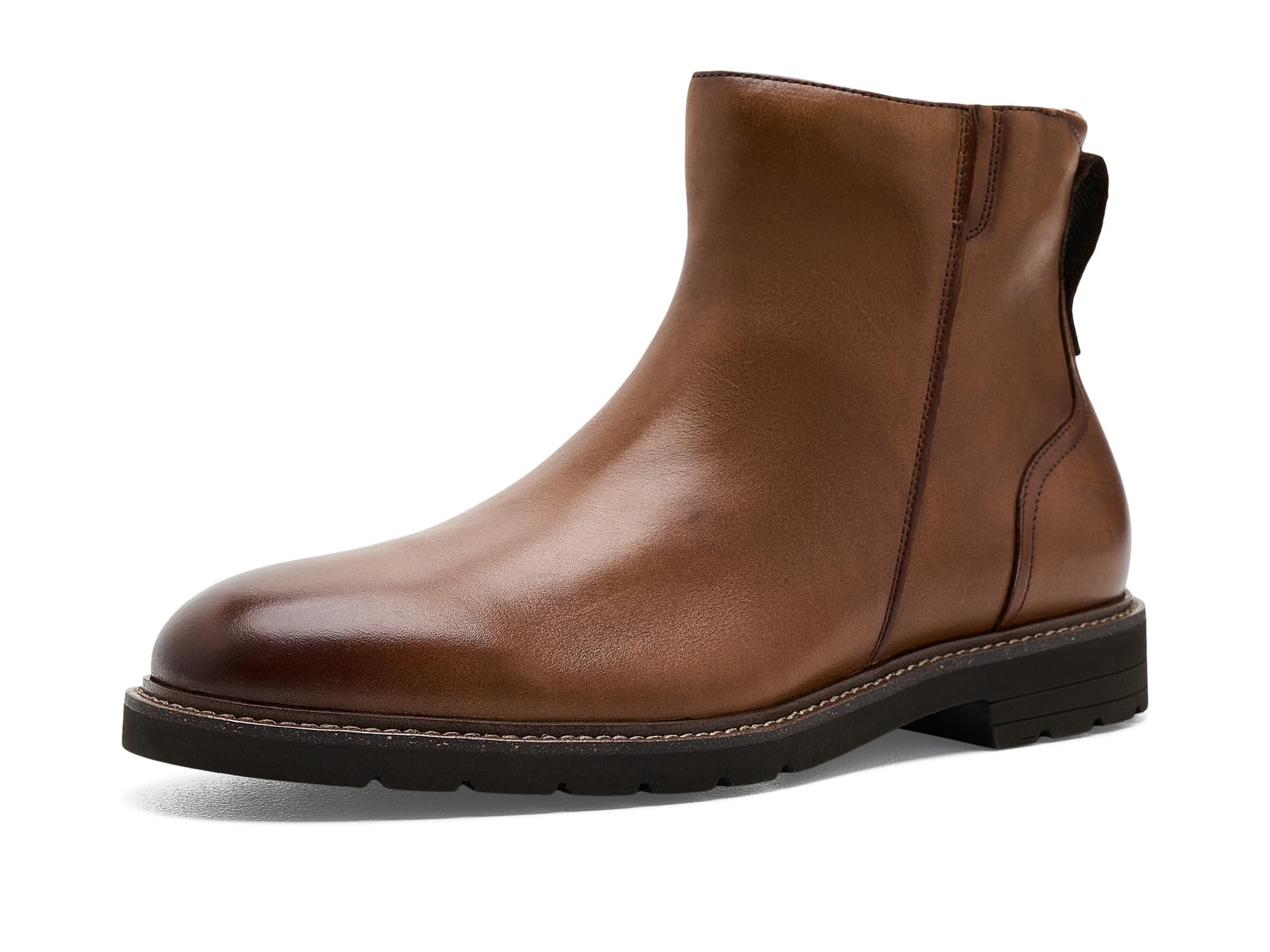 Redford Plain Toe Side Zip Boots
