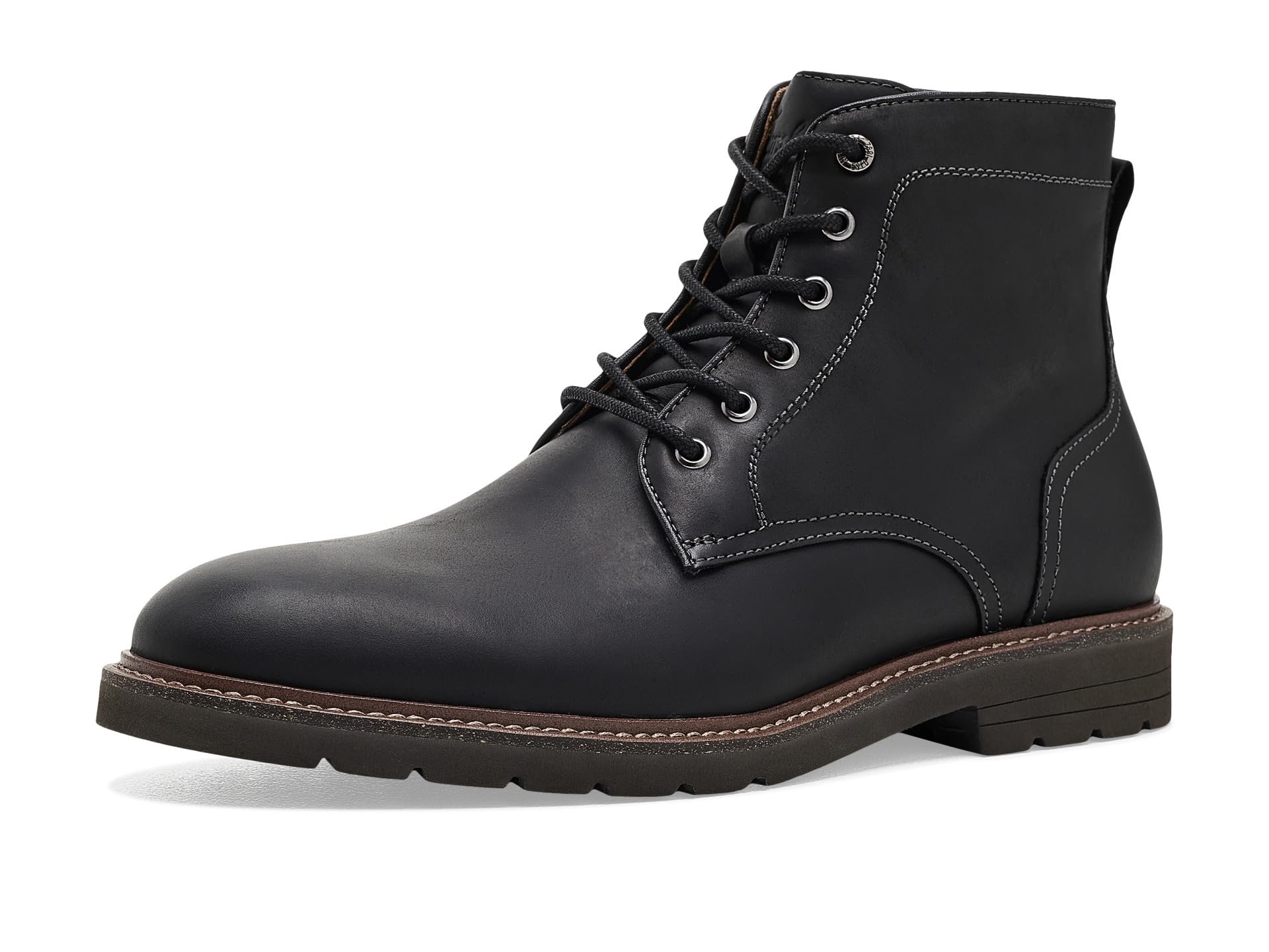 Redford Plain Toe Lace Up Boots