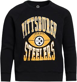 Мужской флисовый реглан Hot Route с логотипом NFL Pittsburgh Steelers (для детей старшего возраста)