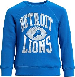 NFL Detroit Lions Hot Route Raglan Fleece (Little Kid/Big Kid)