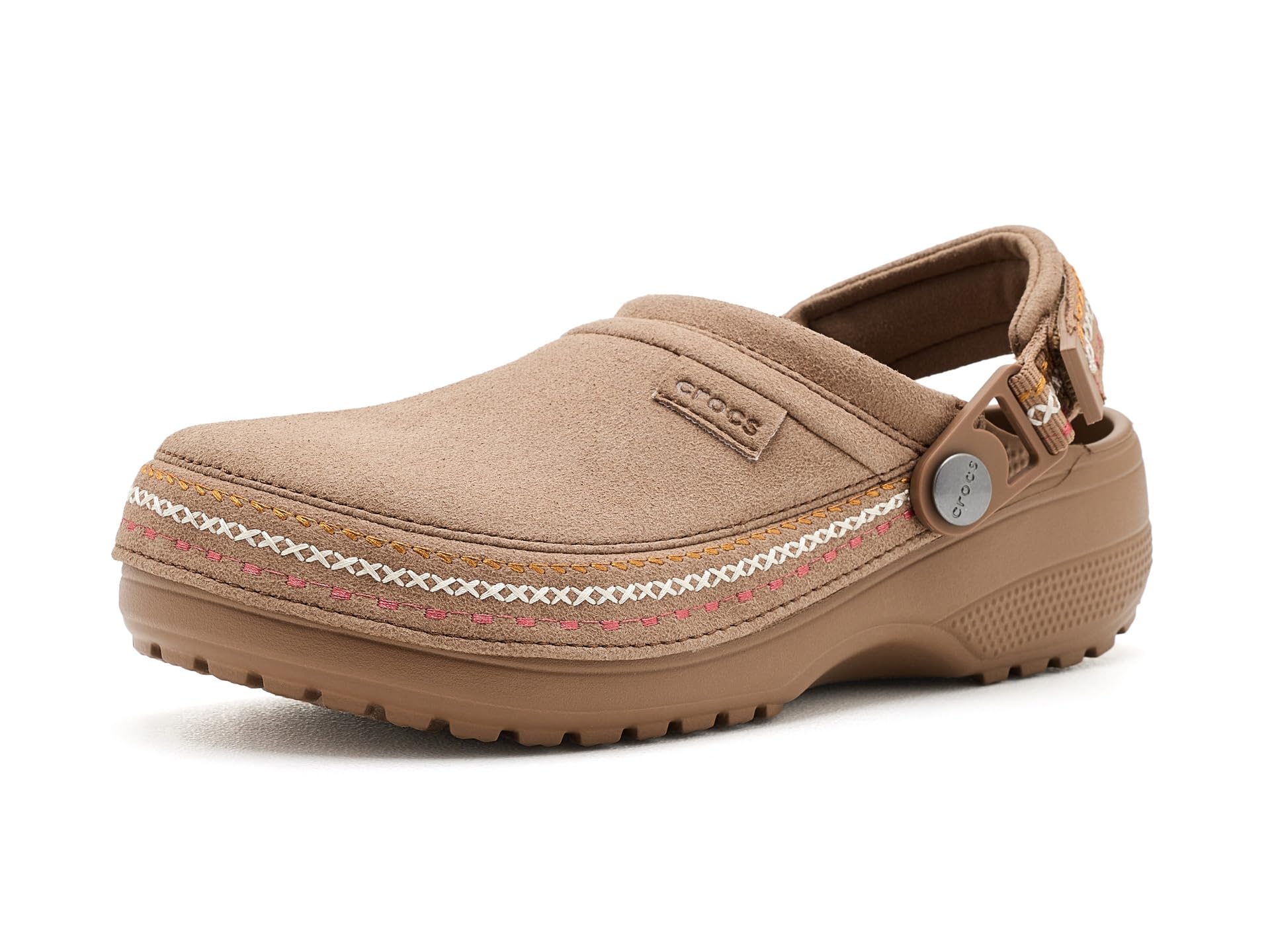 Classic Crafted Canvas Vegan Suede Stitch Clogs (Little Kid/Big Kid)