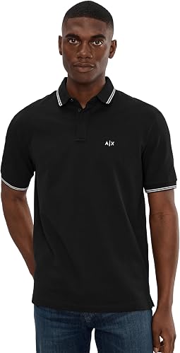 Double Tipped Buttoned Up Polo Shirt