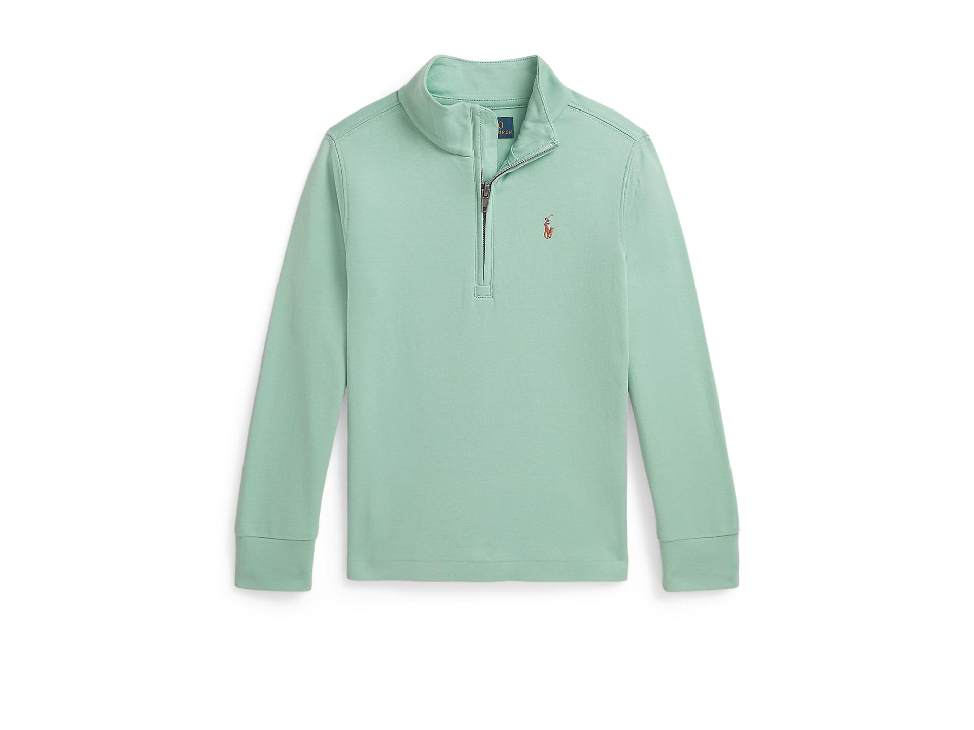 Cotton Interlock 1/4 Zip Pullover (Toddler/Little Kid)