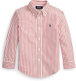 Polo Ralph Lauren Kids мужская рубашка из хлопкового поплина в клетку (малыш/маленький ребенок)