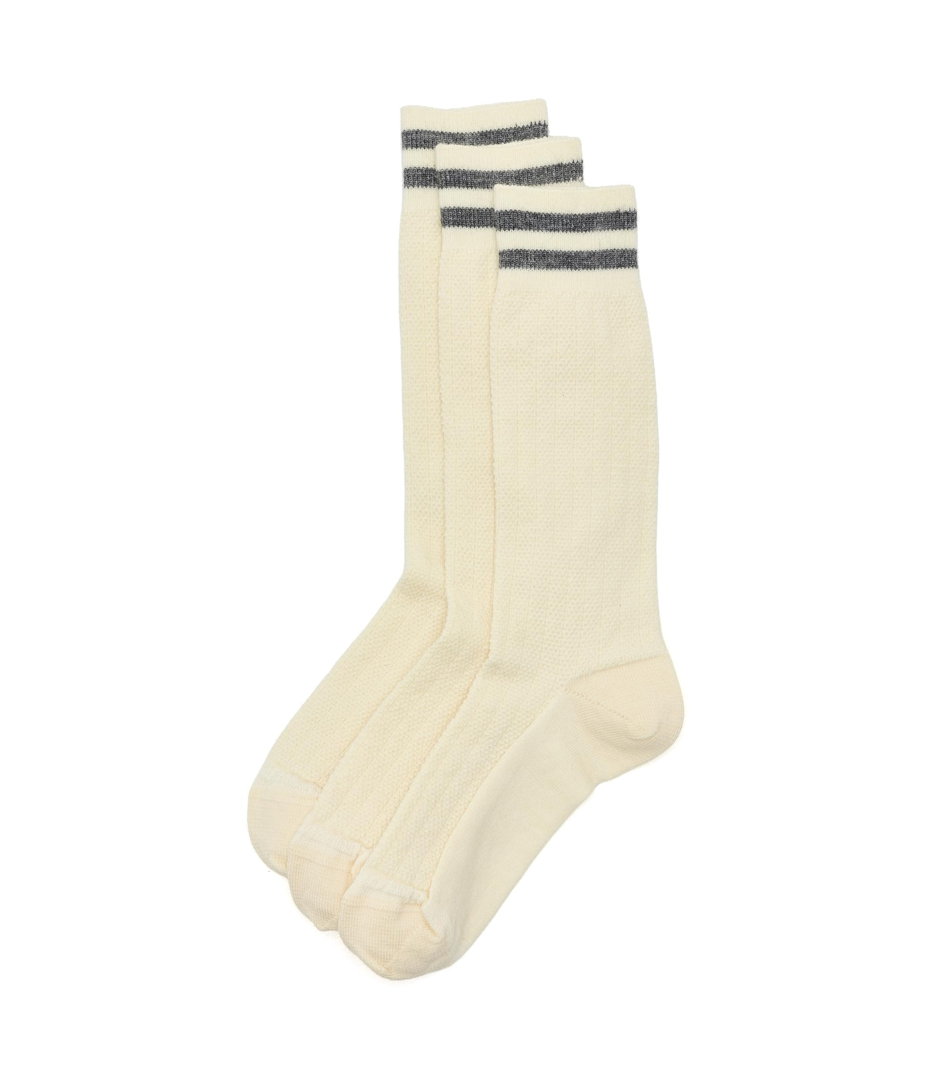 Everyday Courtside Texture Tall Crew Socks 3-Pack
