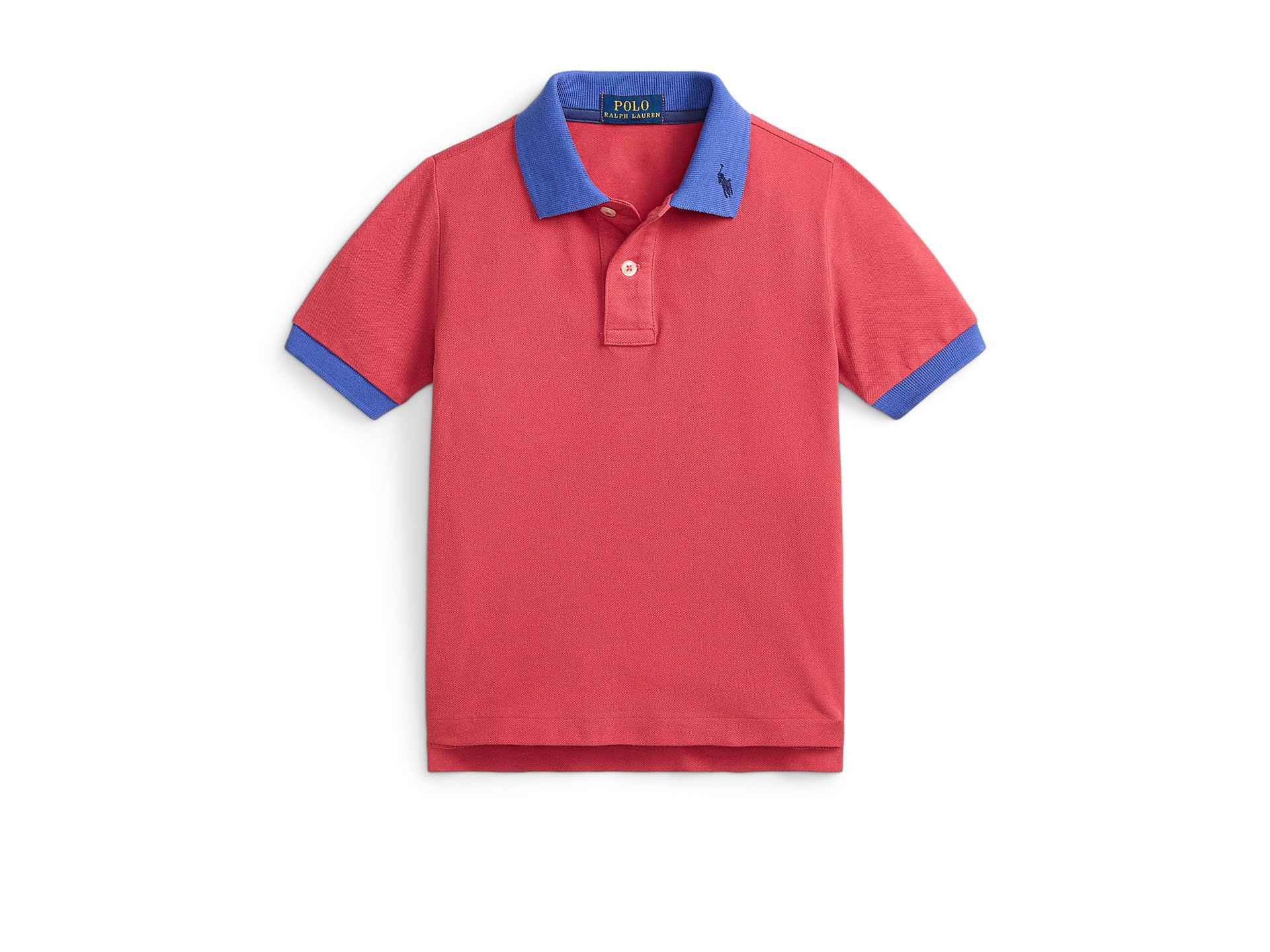 Stretch Cotton Mesh Polo Shirt (Toddler/Little Kid)