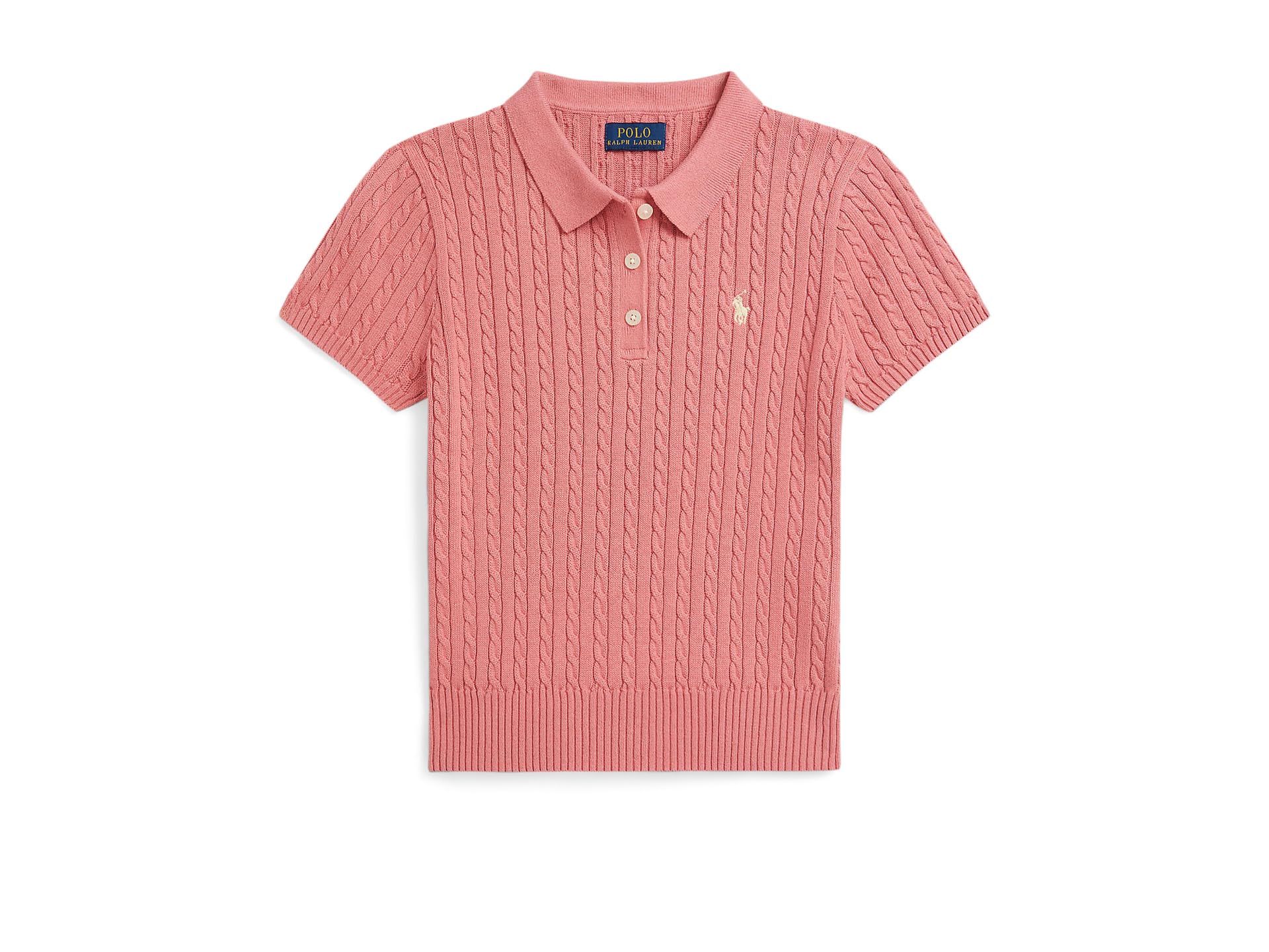 Mini-Cable Cotton Polo Sweater (Toddler/Little Kid/Big Kid)