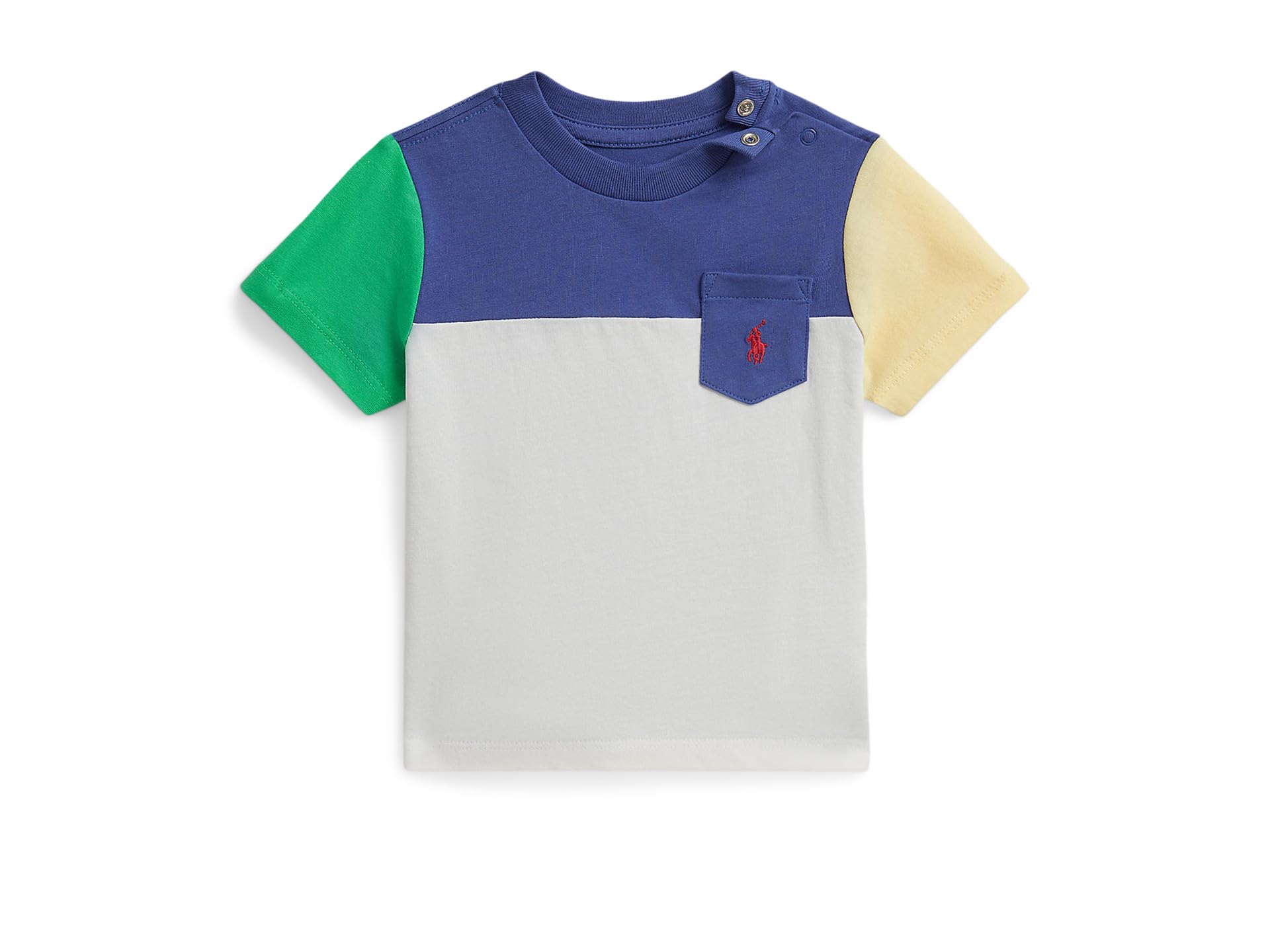 Color-Blocked Cotton Jersey Tee (Infant)