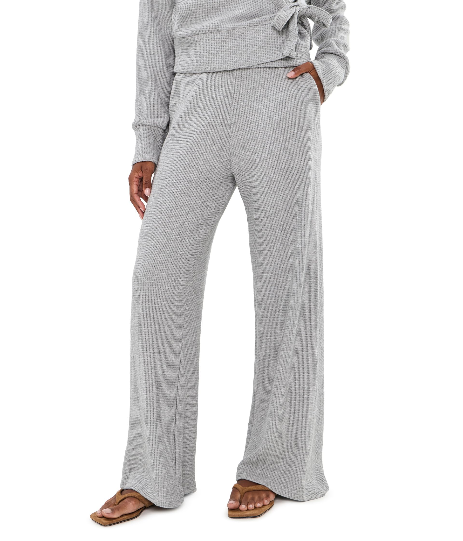 Брюки Rest Day Waffle Wide Leg