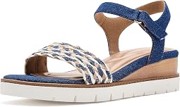 Dark Blue Denim/White Multi