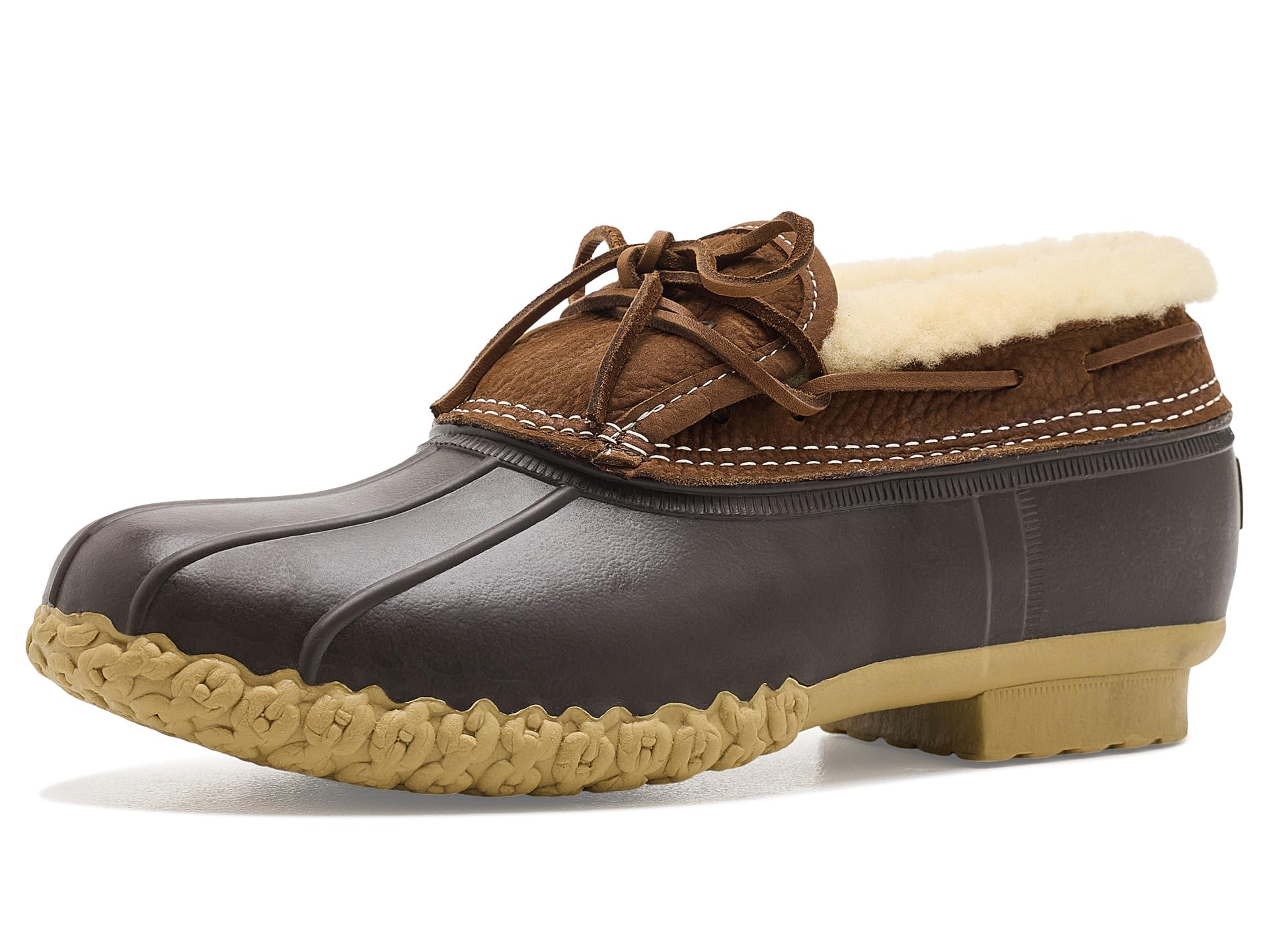 Rubber Moc Shearling Lined