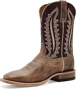 Gage Wide Square Toe Cowboy Boots